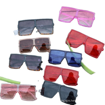 New Big One Piece Fashion Oversized Sunglasses Women Red Shades large Sun glasses